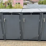 Metzler Mülltonnenbox 4er 240l für vier Mülltonnen mit 120 und 240 Litern