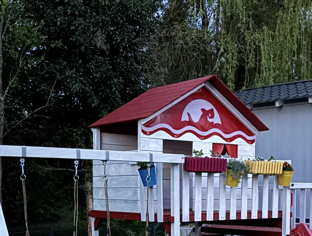 Wickey Smart Seaway Spielhaus - Original vor dem Spielturm Dach abdichten